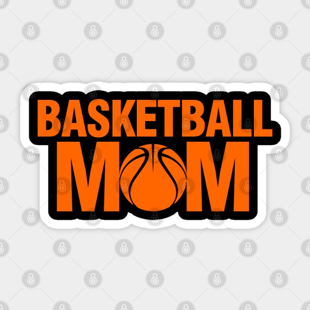 Basketball Mom Basketball Lover Sticker by TeeCreations